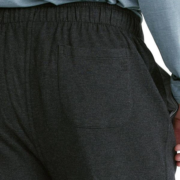 Men's Bamboo Heritage Fleece Jogger - Heather Black 5 Men's Bamboo Heritage Fleece Jogger - Heather Black - Image 3