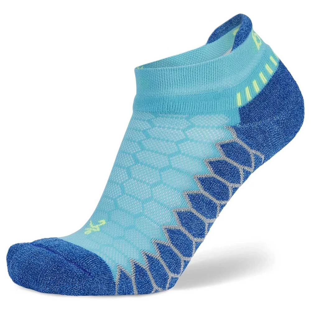 Balega Silver No Show Tab Running Socks - Cobalt 4 Balega Silver No Show Tab Running Socks - Cobalt - Image 2
