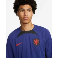 Nike Men's Netherlands 2022/23 Away Long Sleeve Away Jersey - Deep Royal/Black 9 Nike Men's Netherlands 2022/23 Away Long Sleeve Away Jersey - Deep Royal/Black -Daily Flex Shop netherlands 2022 23 stadium away mens dri fit long sleeve soccer jersey RcR2bD