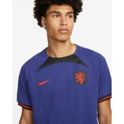 Men's Nike Netherlands 2022/23 DF Stadium Away Jersey - Deep Royal/Black -Daily Flex Shop netherlands 2022 23 stadium away mens dri fit soccer jersey tZJTF4