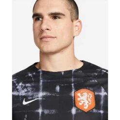 Men's Nike Netherlands DF PM Top - Black/Black -Daily Flex Shop netherlands mens dri fit pre match soccer top 9QSlWW 1