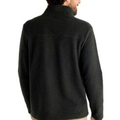 Men's Bamboo Sherpa Fleece Quarter Zip - Onyx -Daily Flex Shop sherpa fleece quarter zip onyx men top 2 600x e9114d45 b937 40bc bae2 7a84f67bf4dc