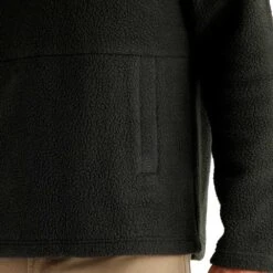 Men's Bamboo Sherpa Fleece Quarter Zip - Onyx -Daily Flex Shop sherpa fleece quarter zip onyx men top 3 600x 4dd023c1 1146 4401 b57c acd126e59cbb