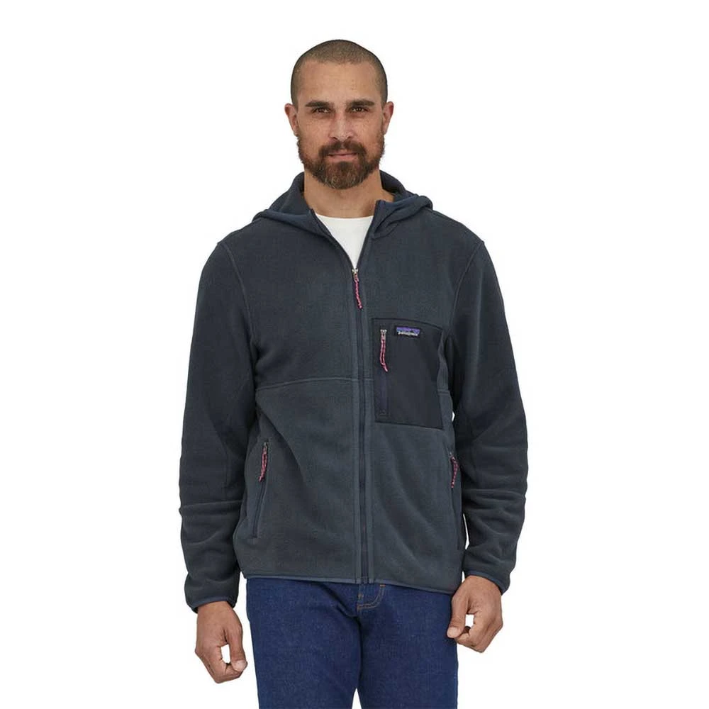 Patagonia Men's Microdini Hoody - Pitch Blue 4 Patagonia Men's Microdini Hoody - Pitch Blue - Image 2